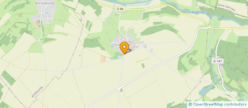 localisation de l'entreprise MONSIEUR SIEGFRIED MANCEL  OMERVILLE