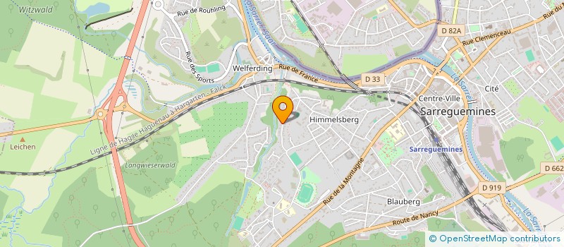 localisation de l'entreprise MONSIEUR SIEGFRIED SCHOLL  SARREGUEMINES