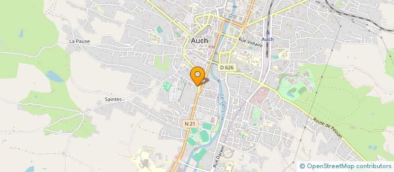 localisation de l'entreprise MONSIEUR SIEGFRIED VANDEKERKOF  AUCH