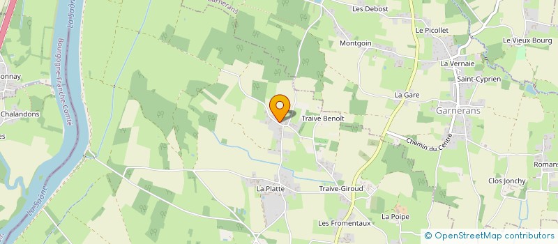localisation de l'entreprise MONSIEUR SIEGFRYD JARRY à SAINT-DIDIER-SUR-CHALARONNE