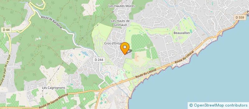 localisation de l'entreprise MONSIEUR SIEGMUND SICKERT à GRIMAUD