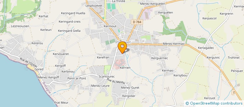 localisation de l'entreprise MONSIEUR SIENE GRENOT  PLOZEVET