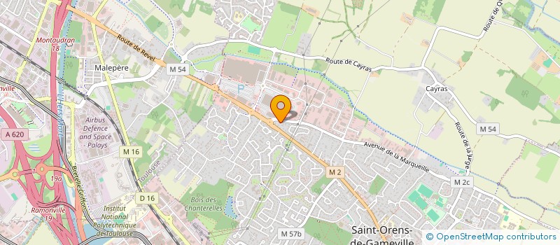 localisation de l'entreprise MONSIEUR SIF AISSAOUI à SAINT-ORENS-DE-GAMEVILLE