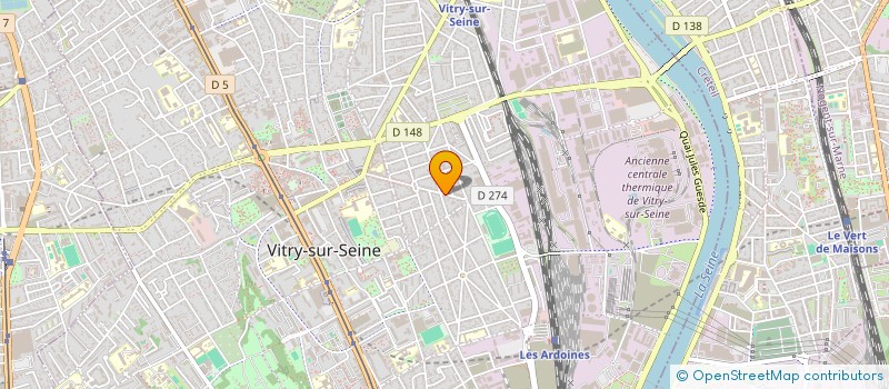 localisation de l'entreprise MONSIEUR SIFAX MAHIOUS  VITRY-SUR-SEINE