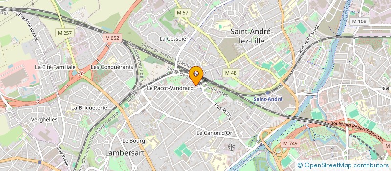localisation de l'entreprise MONSIEUR SIFDINE LALLOUCHE à LAMBERSART