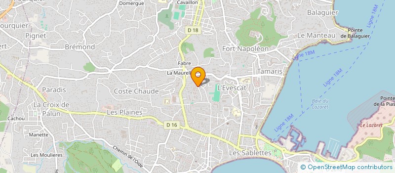 localisation de l'entreprise MONSIEUR SIFEDDINE ARAAR  LA SEYNE-SUR-MER