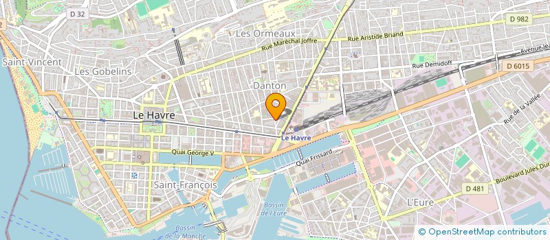 localisation de l'entreprise MONSIEUR SIGFRID LOUIS DIT TOUTAIN à LE HAVRE