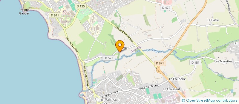 localisation de l'entreprise MONSIEUR SIGURD HOFFMANN  GRANVILLE