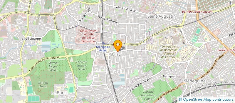 localisation de l'entreprise MONSIEUR SIHAM ACCACHA  MERIGNAC