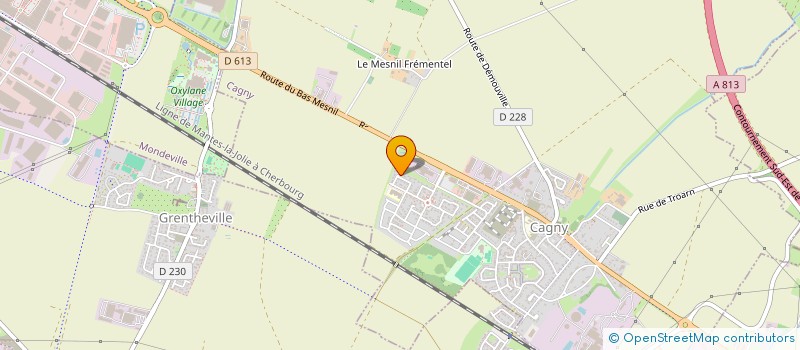 localisation de l'entreprise MONSIEUR SIHO OYMAN  CAGNY