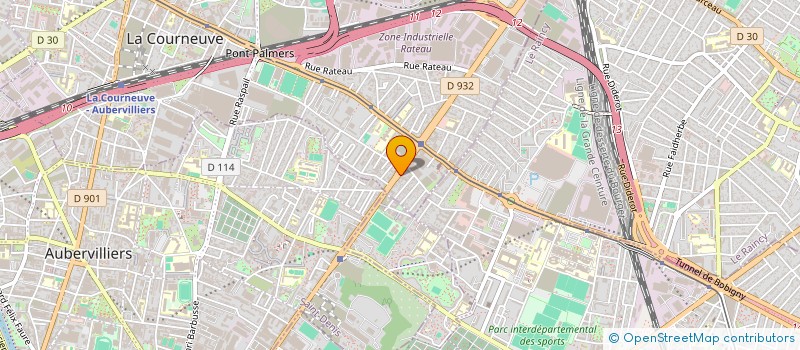 localisation de l'entreprise MONSIEUR SIJJAD SHINWARI à LA COURNEUVE