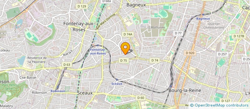 localisation de l'entreprise MONSIEUR SIKHOU DIAKOU à FONTENAY-AUX-ROSES