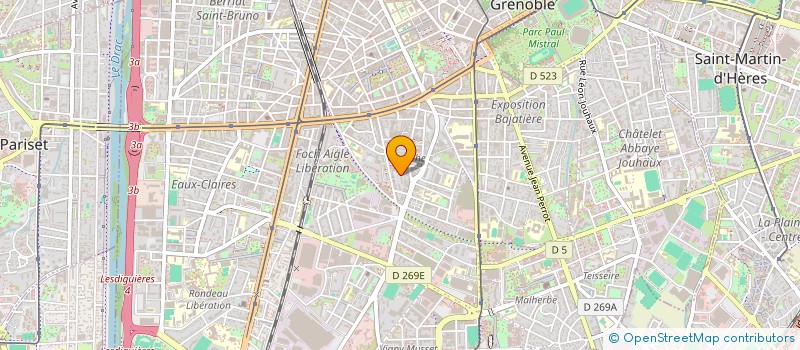 localisation de l'entreprise MONSIEUR SIKHOU DOUCOURE  GRENOBLE