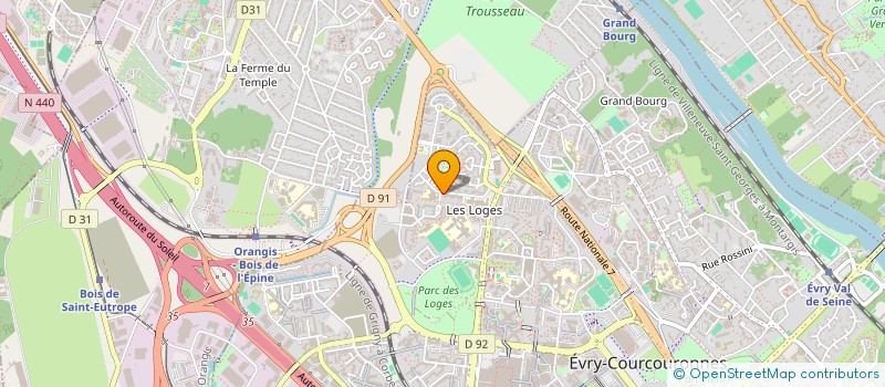 localisation de l'entreprise MONSIEUR SIKOU DIARRA  EVRY-COURCOURONNES