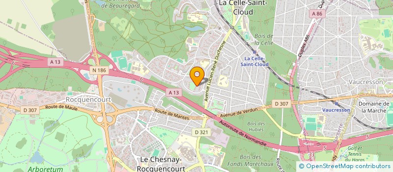 localisation de l'entreprise MONSIEUR SIKOU GARY  LA CELLE-SAINT-CLOUD