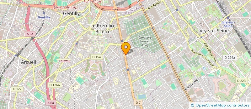 localisation de l'entreprise MONSIEUR SIKOU SIBY  LE KREMLIN-BICETRE