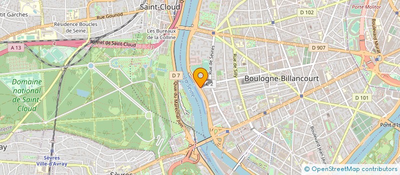localisation de l'entreprise MONSIEUR SIKOU SOUKOUNA à BOULOGNE-BILLANCOURT