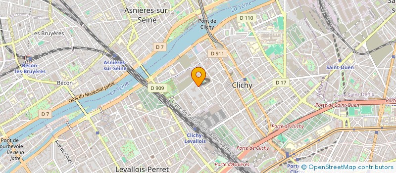 localisation de l'entreprise MONSIEUR SILAMAKAN TAMBOURA à CLICHY