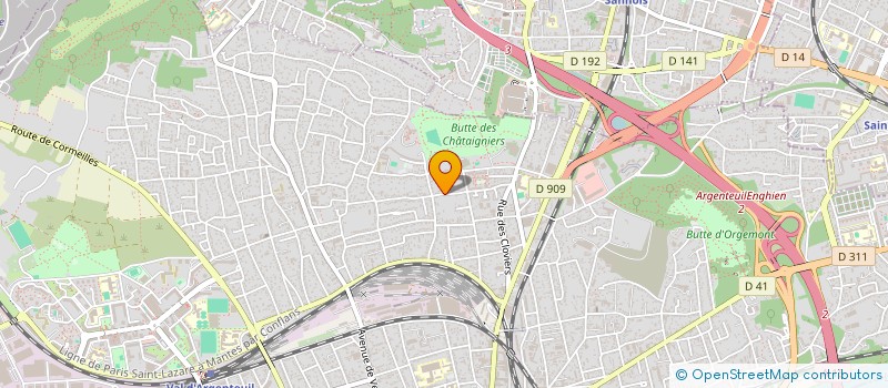 localisation de l'entreprise MONSIEUR SILAS GRANGER  ARGENTEUIL