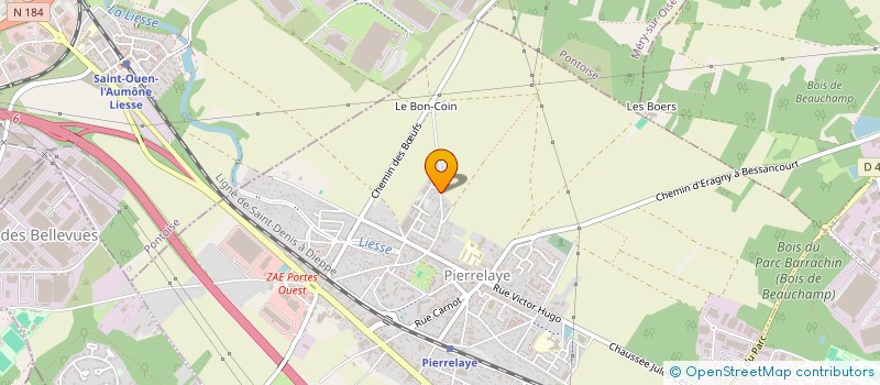 localisation de l'entreprise MONSIEUR SILAS KANDA KALAMBAYI  PIERRELAYE