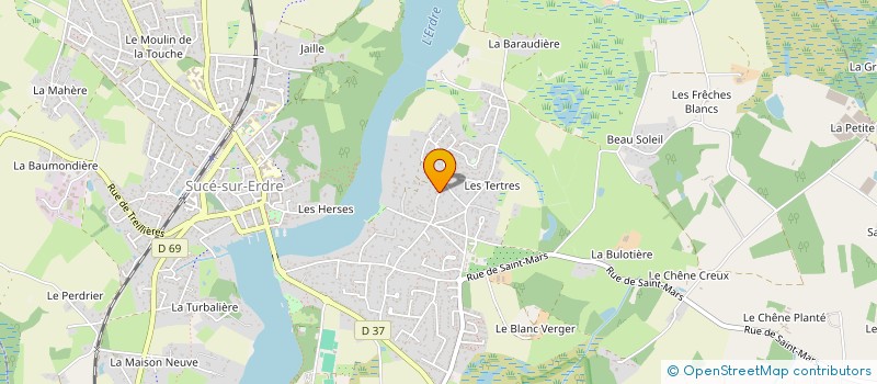 localisation de l'entreprise MONSIEUR SILAS POTIRON  SUCE-SUR-ERDRE