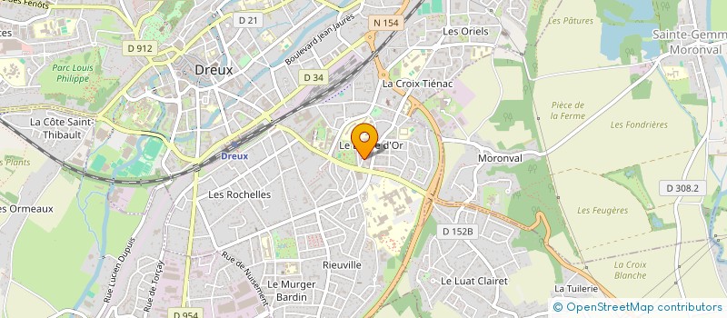 localisation de l'entreprise MONSIEUR SILEMANE BA à DREUX