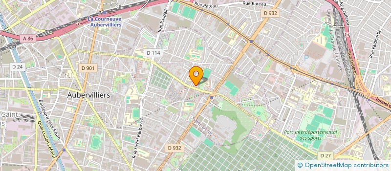 localisation de l'entreprise MONSIEUR SILEYMANE DRAME  AUBERVILLIERS