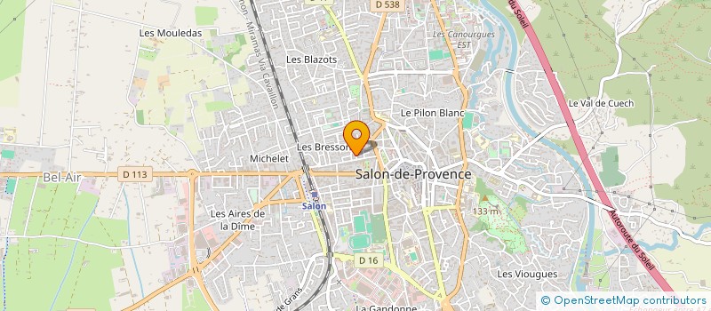 localisation de l'entreprise MONSIEUR SILFRIED COLINET  SALON-DE-PROVENCE