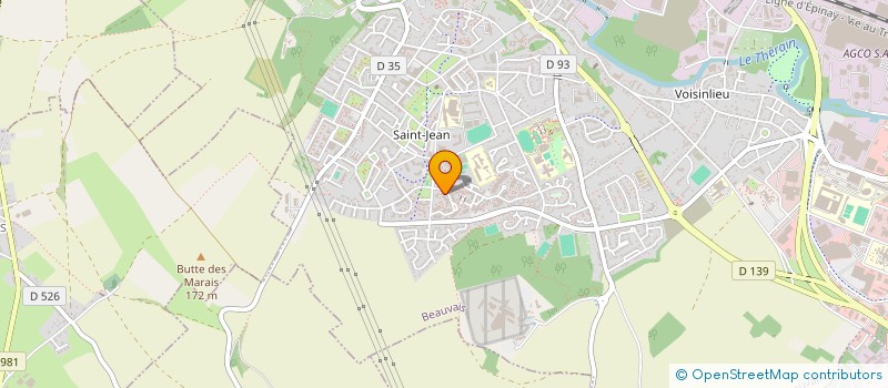 localisation de l'entreprise MONSIEUR SILLY BATHILY  BEAUVAIS