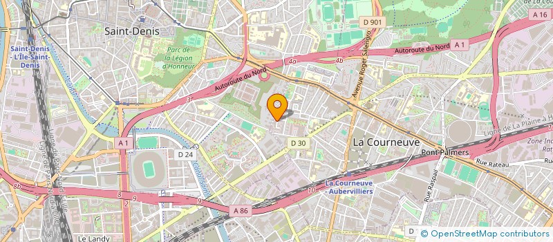 localisation de l'entreprise MONSIEUR SILLY DIABIRA à LA COURNEUVE