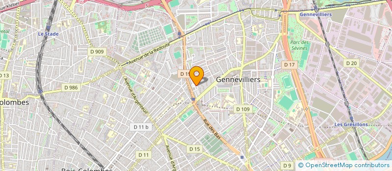 localisation de l'entreprise MONSIEUR SILLY SOUMARE à GENNEVILLIERS