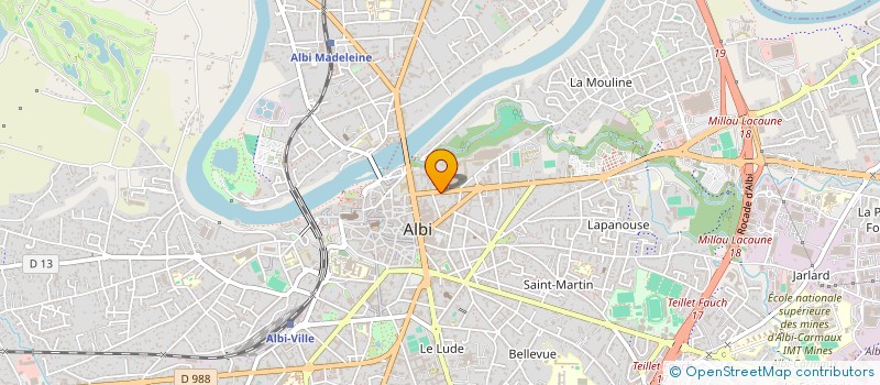 localisation de l'entreprise MONSIEUR SILOE CAZALS à ALBI