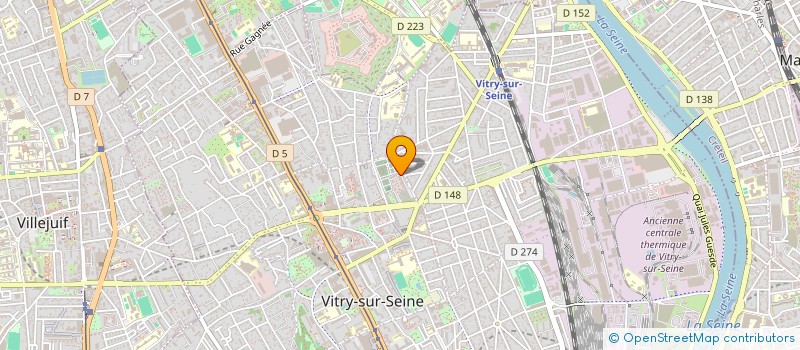 localisation de l'entreprise MONSIEUR SILVA CARLOS SILVA  VITRY-SUR-SEINE