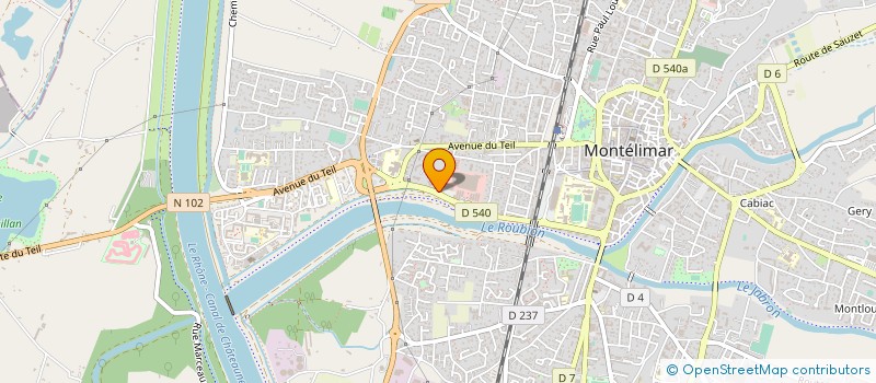 localisation de l'entreprise MONSIEUR SILVAIN BOEDA à MONTELIMAR