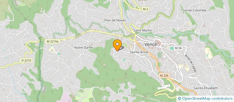 localisation de l'entreprise MONSIEUR SILVAIN LEONE à VENCE