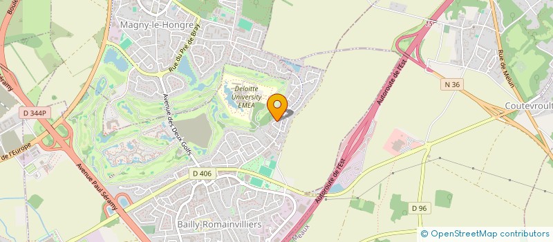 localisation de l'entreprise MONSIEUR SILVAIN RIMLINGER  BAILLY-ROMAINVILLIERS