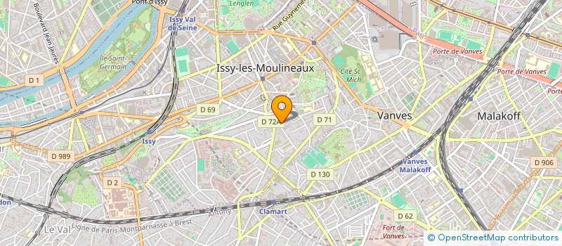 localisation de l'entreprise MONSIEUR SILVAIN SIMON BOUCHER à ISSY-LES-MOULINEAUX