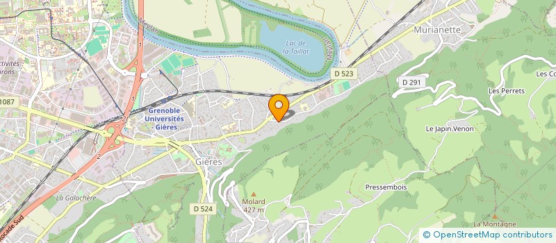 localisation de l'entreprise MONSIEUR SILVAN CONTREMOULINS  GIERES