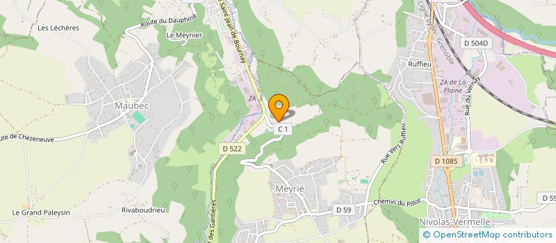 localisation de l'entreprise MONSIEUR SILVAN MONTET  MEYRIE