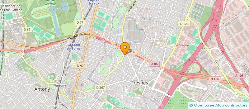 localisation de l'entreprise MONSIEUR SILVANO AUGUSTO ROSA RIBEIRO  FRESNES