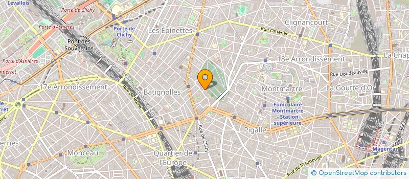 localisation de l'entreprise MONSIEUR SILVANO BOZZOLINI  PARIS