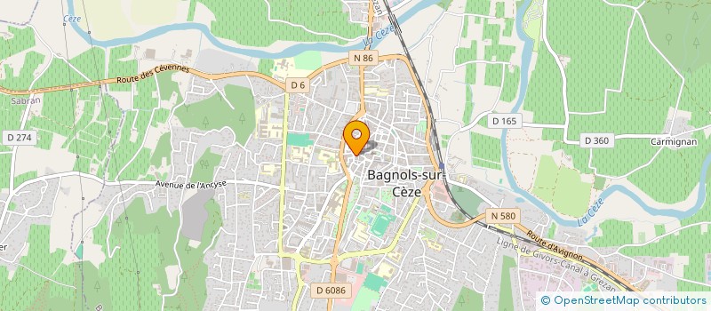 localisation de l'entreprise MONSIEUR SILVANO PAGNI à BAGNOLS-SUR-CEZE