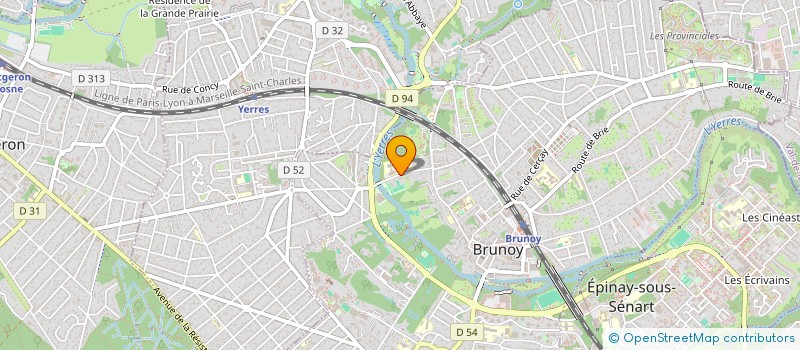 localisation de l'entreprise MONSIEUR SILVANO RIBEIRO  BRUNOY