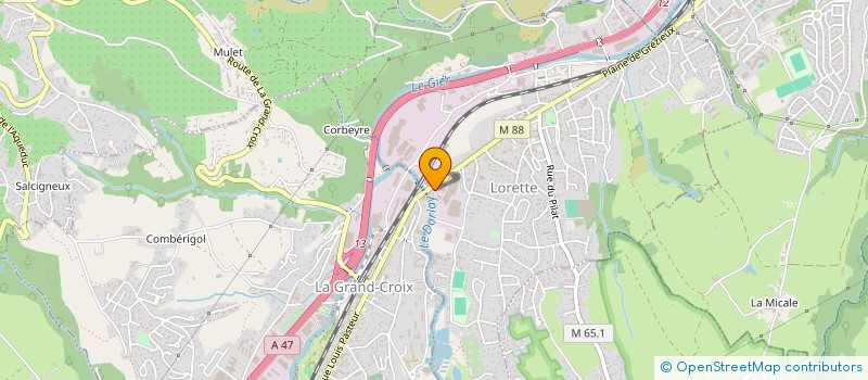 localisation de l'entreprise MONSIEUR SILVANO RIZZO  LORETTE