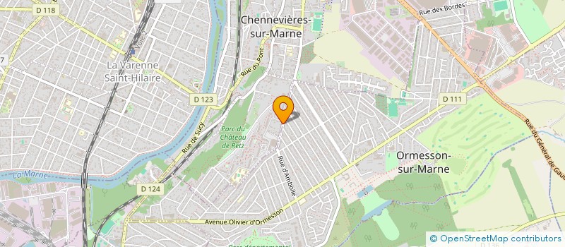 localisation de l'entreprise MONSIEUR SILVEIRA CARLOS  CHENNEVIERES-SUR-MARNE