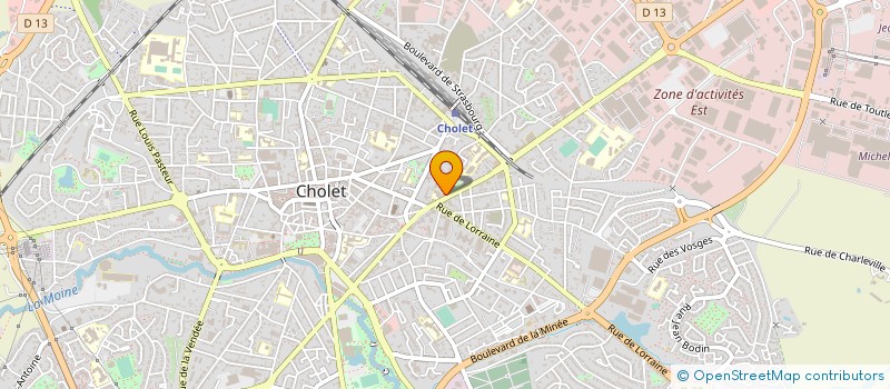 localisation de l'entreprise MONSIEUR SILVERE BILLI à CHOLET