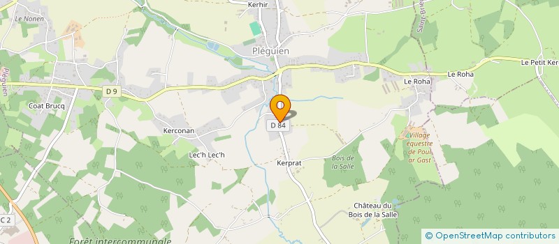 localisation de l'entreprise MONSIEUR SILVERE BURLOT  TREGUIDEL