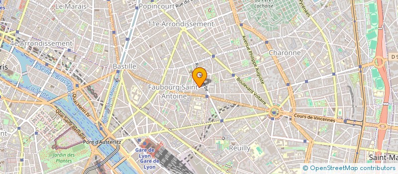 localisation de l'entreprise MONSIEUR SILVERE DOUMAYROU  PARIS