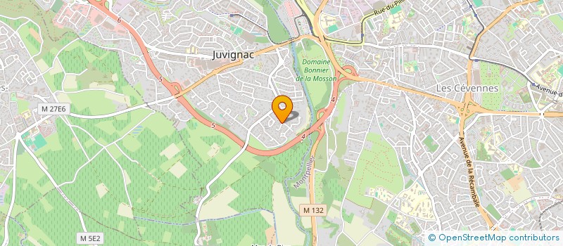 localisation de l'entreprise MONSIEUR SILVERE GAUTHIER à JUVIGNAC