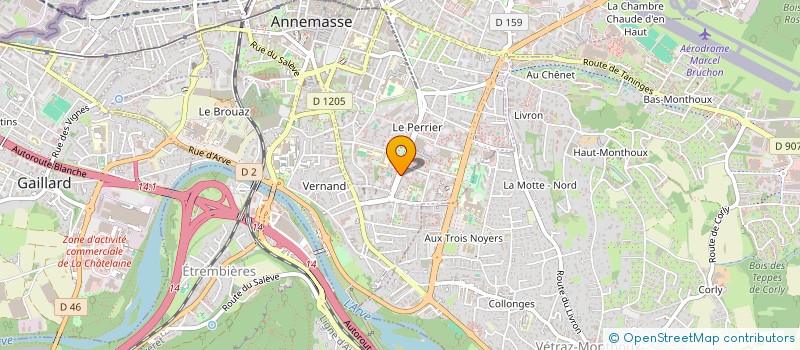 localisation de l'entreprise MONSIEUR SILVERE M'BEMBA  ANNEMASSE